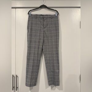 H&M men’s plaid dress pants